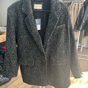 Universal Thread Black and White Tweed Blazer